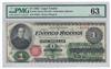 1862 $1 Fr# 16c - PMG ChCU-63/pinhole