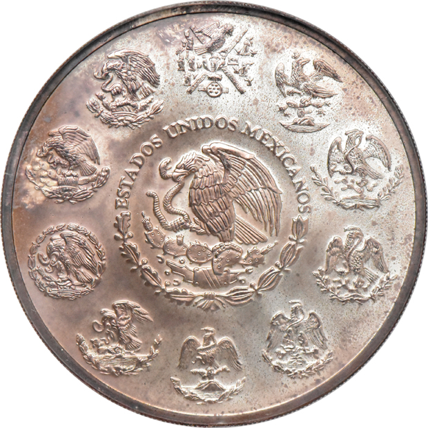 Mexico - 1996-Mo 5 onza - NGC MS-65