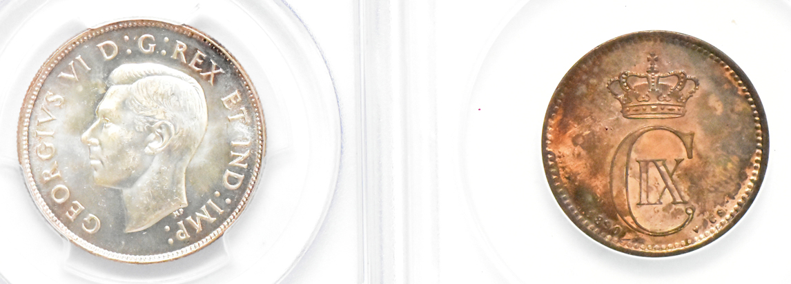 Multiple - Seven certified coins