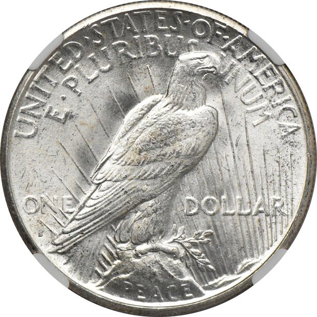1922-S MS-64+, and a 1924 MS-66, both NGC