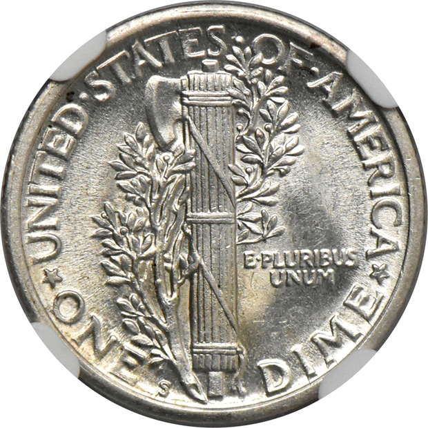 1918-S and 1928-D, both NGC MS-62 FB