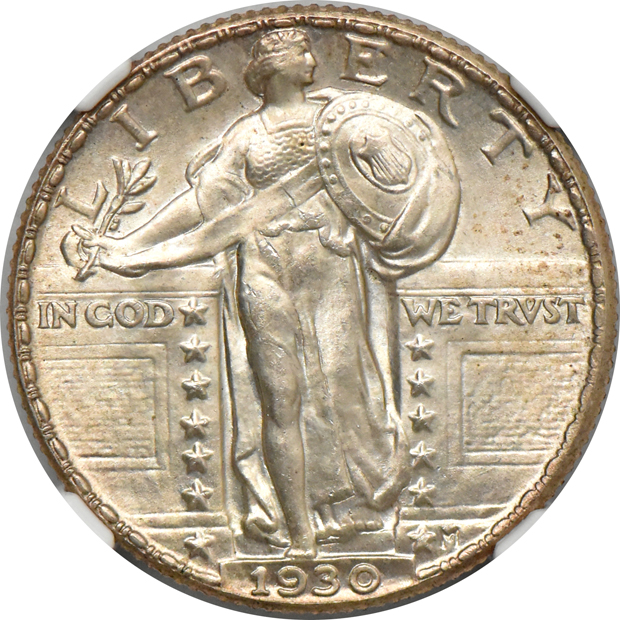 1929 and 1930, both NGC MS-65 FH