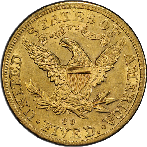 1892-CC PCGS AU details/streak removed