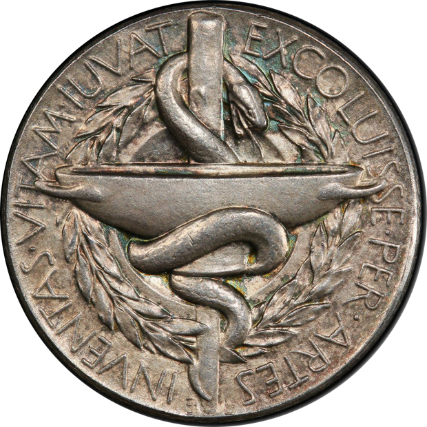 Sweeden - Undated Alfred Nobel Nomination Committee Medicine Silver Medal PCGS SP-64