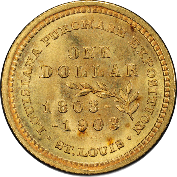 1903 $1 Louisiana Purchase McKinley PCGS MS-66