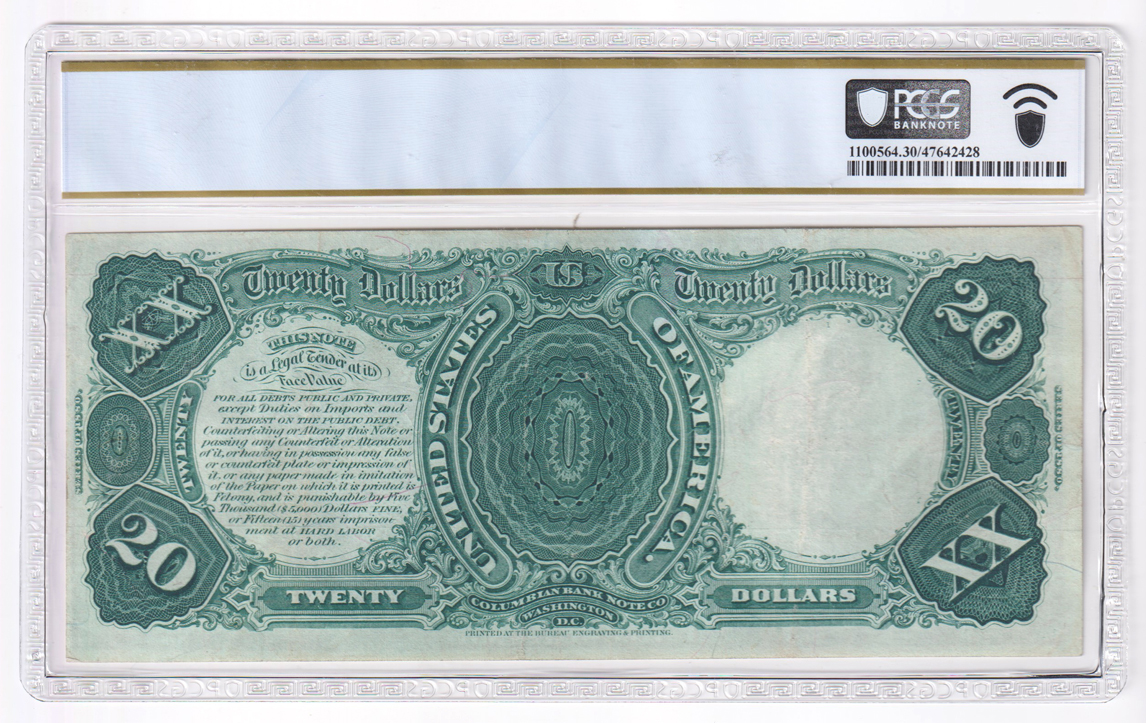 1880 $20 Fr# 132 - PCGS VF-30