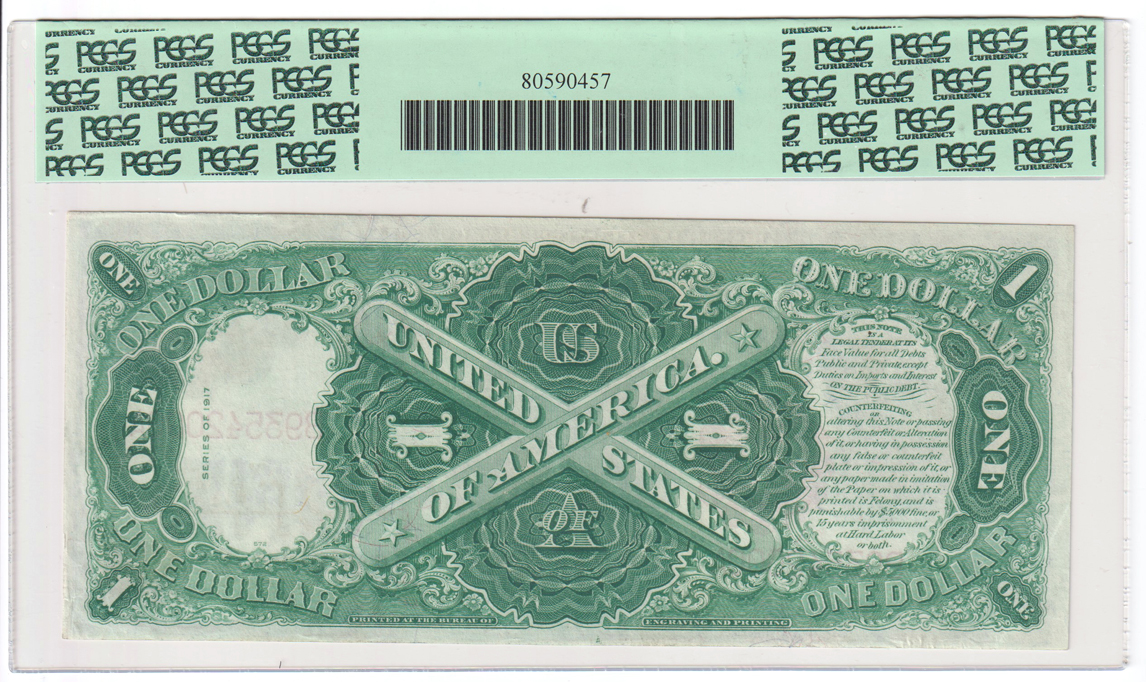 1917 $1 Fr# 36 - PCGS XF-40 PPQ