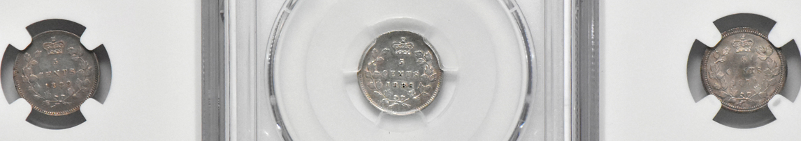 Canada - Nine certified silver coins