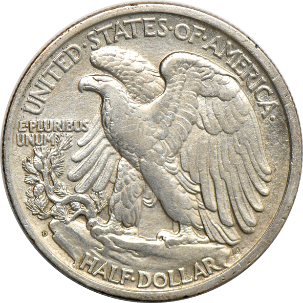 1919-D XF details