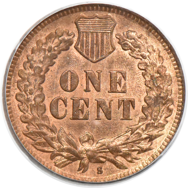 1908-S PCGS MS-64RB