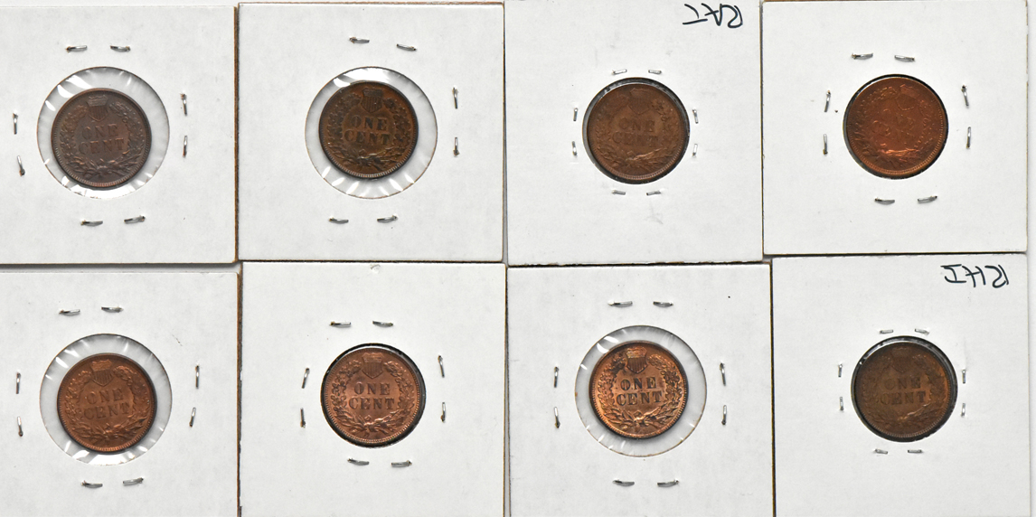 Collection of 28 different Indian cents