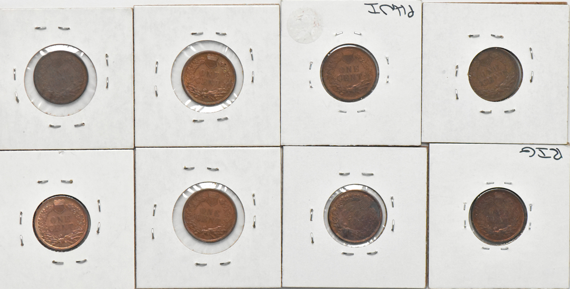 Collection of 28 different Indian cents