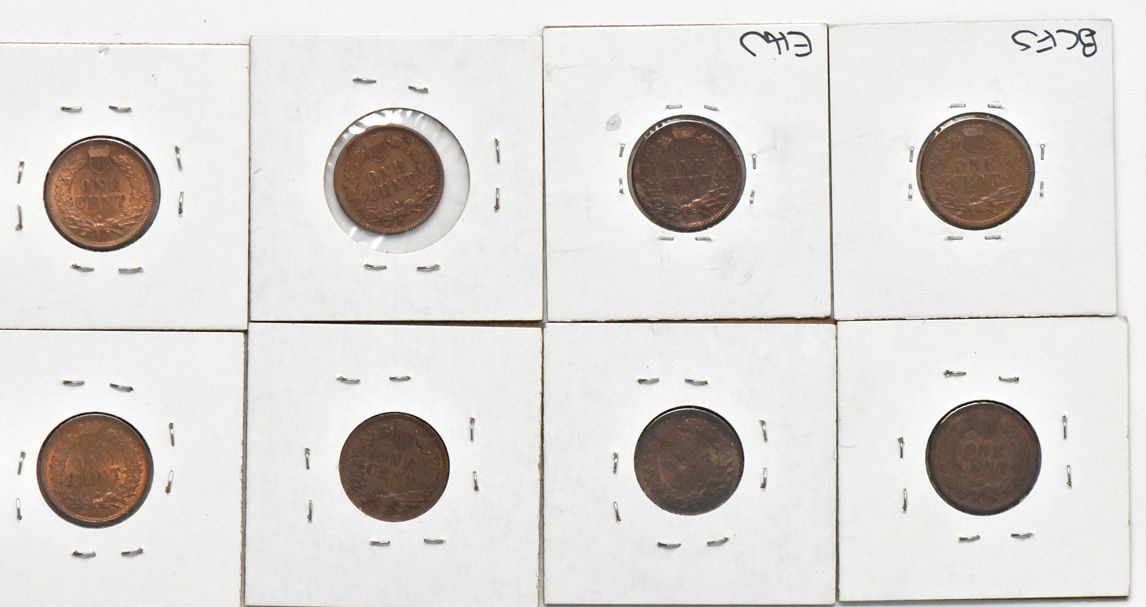 Collection of 28 different Indian cents