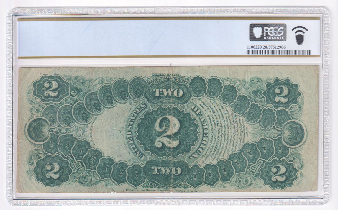 1878 $2 Fr# 48 - PCGS VF-20