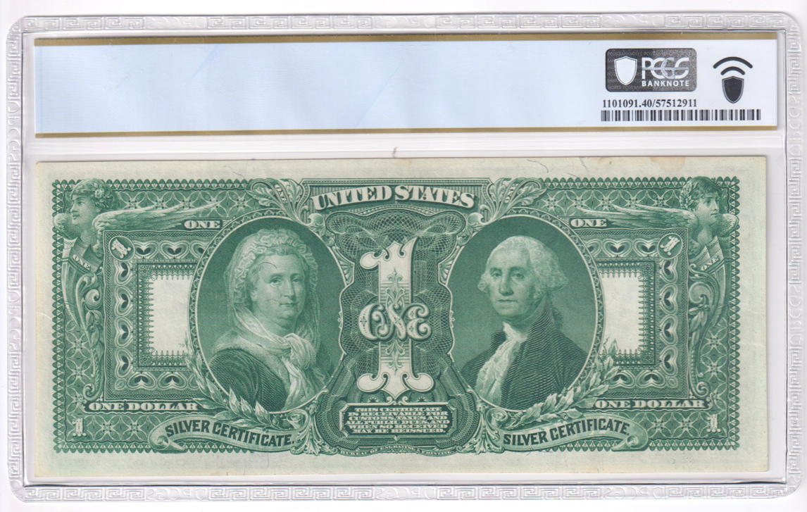 1896 $1 Educational Fr# 225 - PCGS XF-40