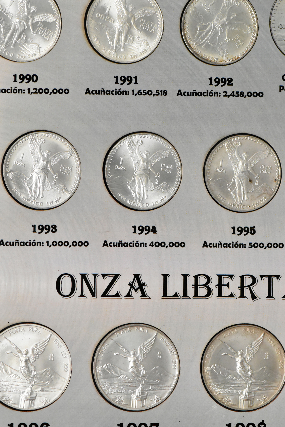 Mexico - Collection of 36 1 onza coins