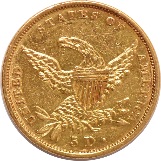 1834 Classic, Plain 4 AU details/scratched, and an 1835 AU details/damaged