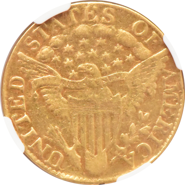 1803 3 Over 2 NGC VF details/mount removed