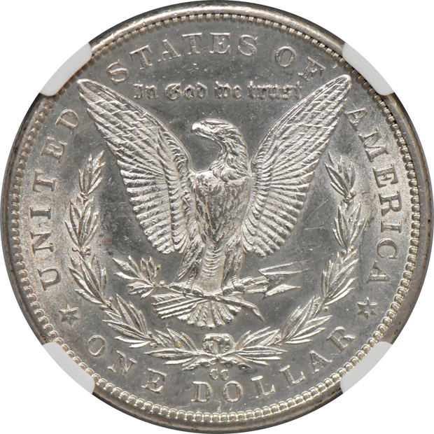 1889-CC NGC AU-58