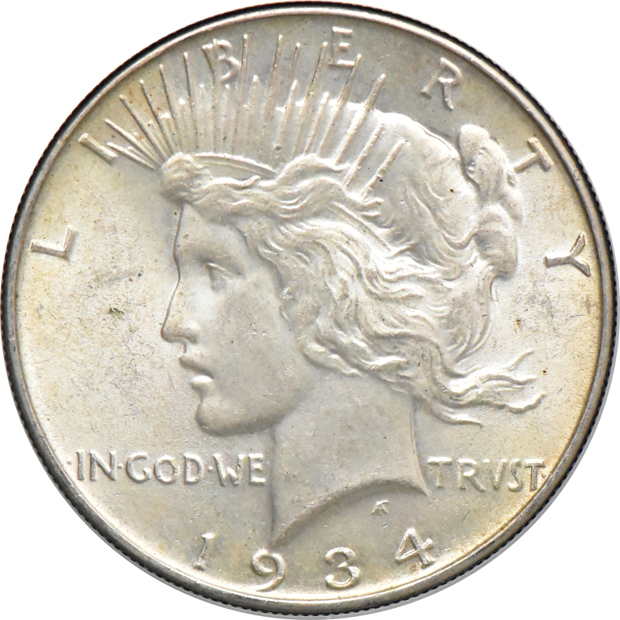 1927 NGC X AU-8.8, 1934 NGC X MS-9.2, and a 1934-S NGC AU-55