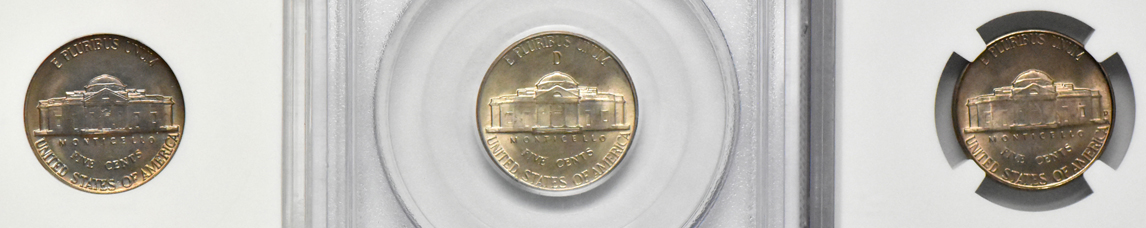 Group of 22 certified Full Steps Jefferson nickels