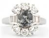 14K White Gold Sapphire and Diamond Ring with a 2.12 Carat Sapphire, SGL #240418G-SJ