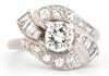 14K White Gold Diamond Ring