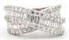 14K White Gold Diamond Ring