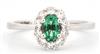 18K White Gold Emerald Ring, GIA #6237639038
