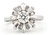 14K White Gold Diamond Ring