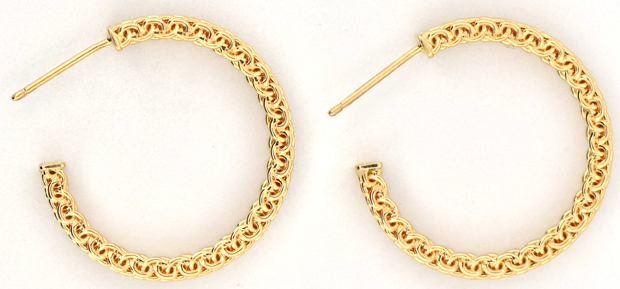 18K Yellow Gold Tiffany and Co. Earrings