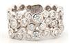 14K White Gold Diamond Band