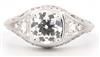 14K White Gold Diamond Ring with a 1.14 Carat Circular Brilliant, GIA #1226646136