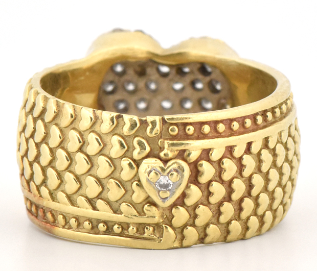 18K Yellow Gold Diamond Ring