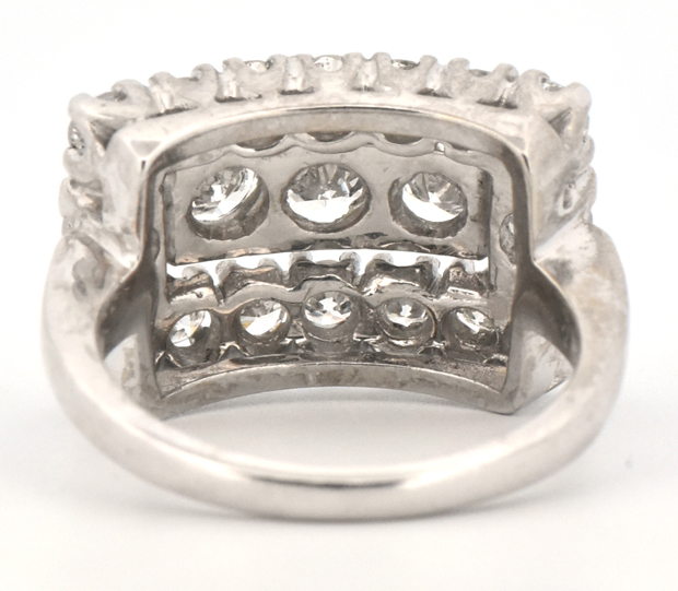 14K White Gold Diamond Ring