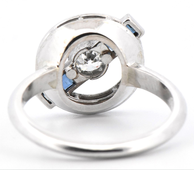 14K White Gold Ring