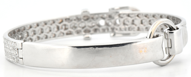 18K White Gold Diamond Bracelet