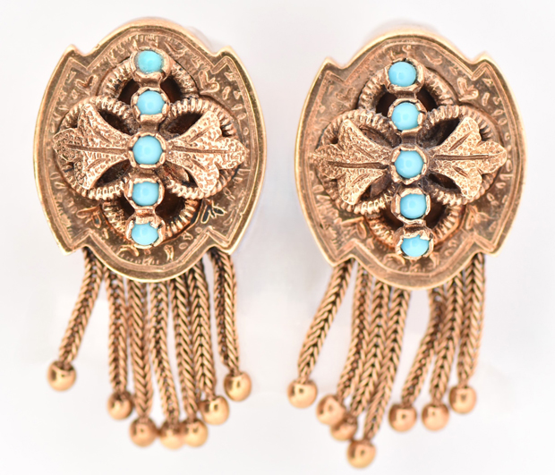 14K Yellow Gold Vintage Earrings