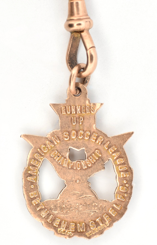 9K Pocket Watch Chain with Fob