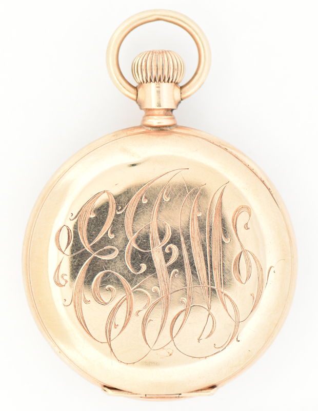 14K Yellow Gold Open-Face Pocket Watch
