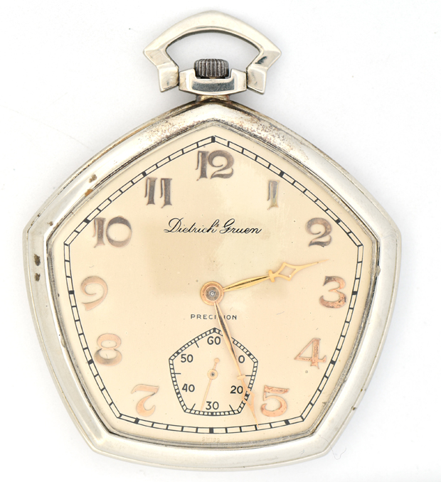 14K Yellow Gold Open-Face Pocket Watch