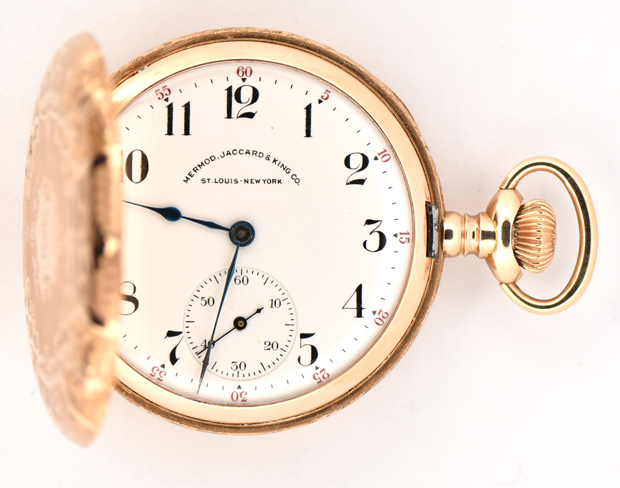 14K Mermod, Jaccard & King Pocket Watch 