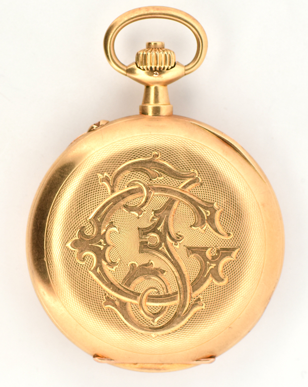 18K Yellow Gold Pocket Watch 