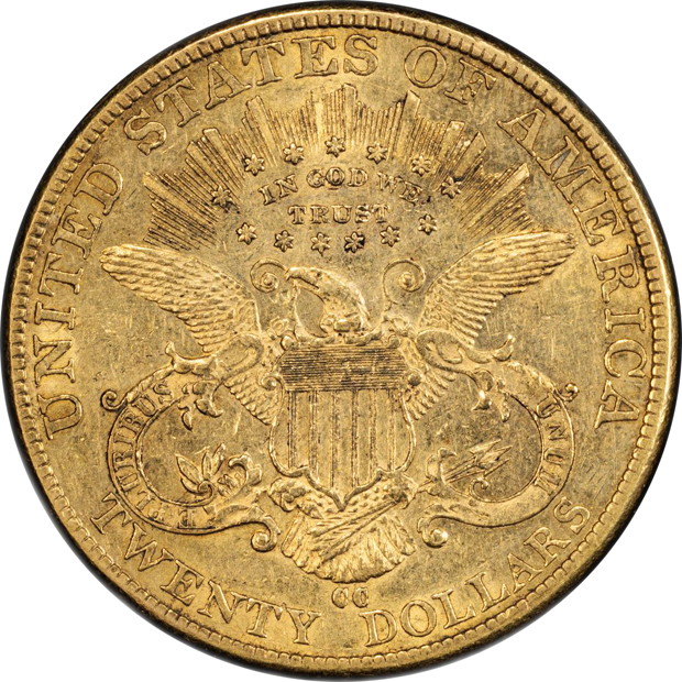 1892-CC PCGS AU-50