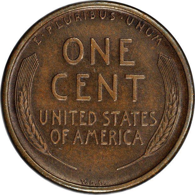 1909-S VDB Lincoln PCGS AU-55