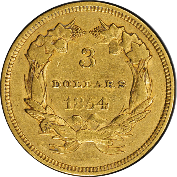1854 PCGS AU-50