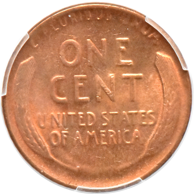 1915-D MS-64RB, 1920-S MS-63RB, and a 1922-D MS-63RB, all PCGS