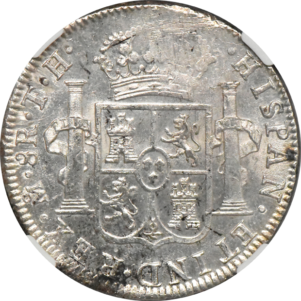 Mexico - 1809-Mo TH 8 reales - NGC MS-63