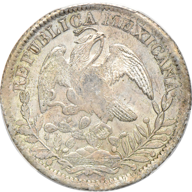 Mexico - 1839-Zs OM, 1842-GoPM, and an 1846-Go PM 8 reales, al PCGS AU-58