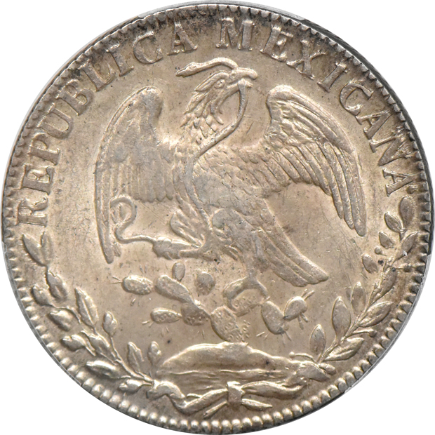 Mexico - 1839-Zs OM, 1842-GoPM, and an 1846-Go PM 8 reales, al PCGS AU-58